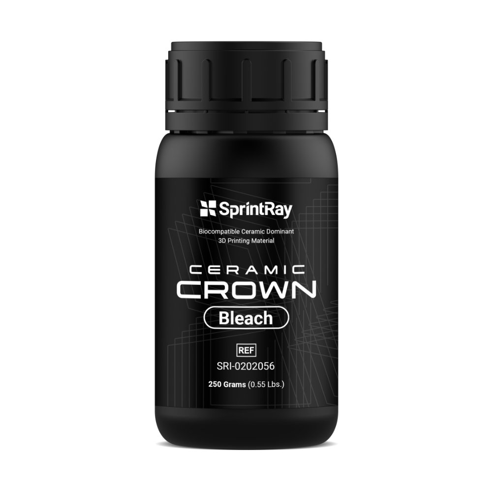 La résine Ceramic Crown Bleach de la marque SprintRay